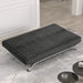 Villeneuve Futon Sofa Bed Black, Pink, & Grey - Casa Morelos / Coahuila Furniture (Oklahoma City, OK)