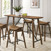 Klamath 5 Pc Counter Ht Table Set - Casa Morelos / Coahuila Furniture (Oklahoma City, OK)