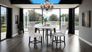 Sabro 5 Pc Dining Table Set Black - Casa Morelos / Coahuila Furniture (Oklahoma City, OK)
