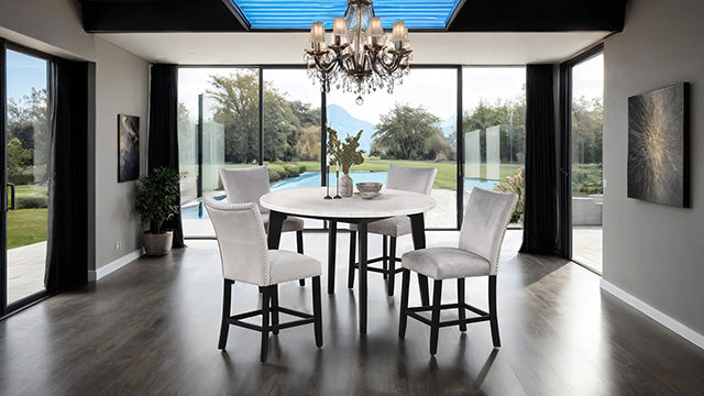 Sabro 5 Pc Dining Table Set Black - Casa Morelos / Coahuila Furniture (Oklahoma City, OK)