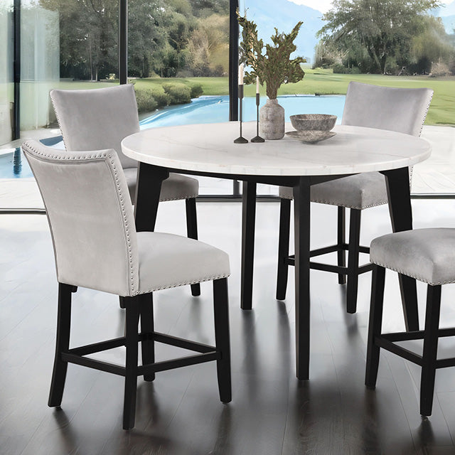Sabro 5 Pc Dining Table Set Black - Casa Morelos / Coahuila Furniture (Oklahoma City, OK)