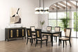 Kenyada 7 Pc Dining Table Set - Casa Morelos / Coahuila Furniture (Oklahoma City, OK)