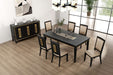 Kenyada 7 Pc Dining Table Set - Casa Morelos / Coahuila Furniture (Oklahoma City, OK)