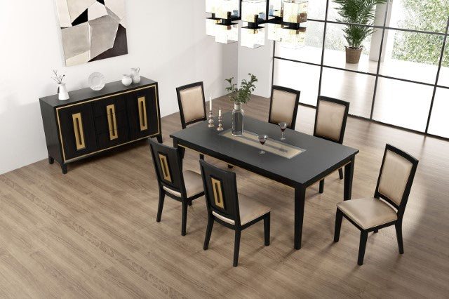 Kenyada 7 Pc Dining Table Set - Casa Morelos / Coahuila Furniture (Oklahoma City, OK)