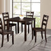 Lubbock 5 Pc. Dining Table Set - Casa Morelos / Coahuila Furniture (Oklahoma City, OK)