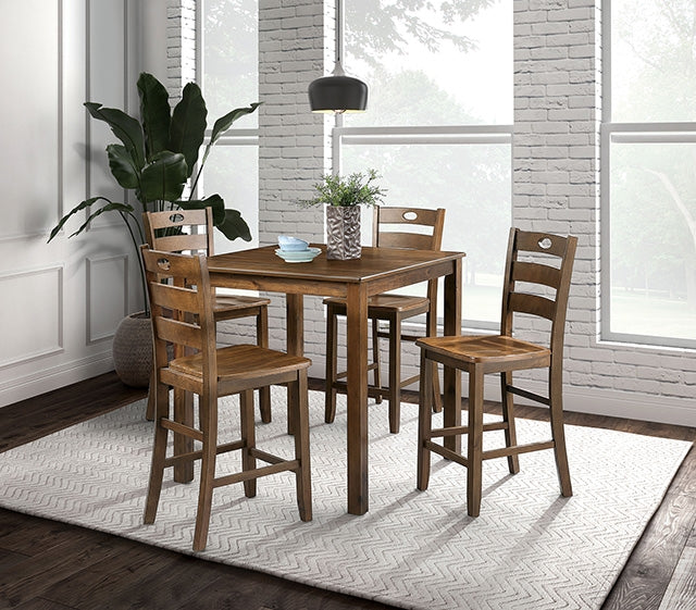 Lubbock 5 Pc. Counter Ht. Table Set - Casa Morelos / Coahuila Furniture (Oklahoma City, OK)