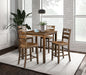 Lubbock 5 Pc. Counter Ht. Table Set - Casa Morelos / Coahuila Furniture (Oklahoma City, OK)
