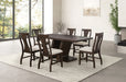 Holsworthy 7 Pc Dining Table Set - Casa Morelos / Coahuila Furniture (Oklahoma City, OK)