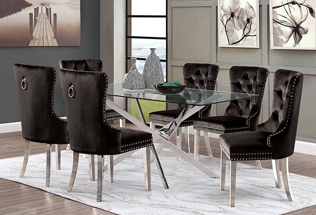 Silveria 7 Pc Dining Table Set - Casa Morelos / Coahuila Furniture (Oklahoma City, OK)