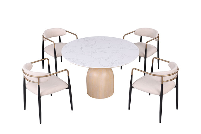 Neasden 5 Pc Dining Table Set - Casa Morelos / Coahuila Furniture (Oklahoma City, OK)