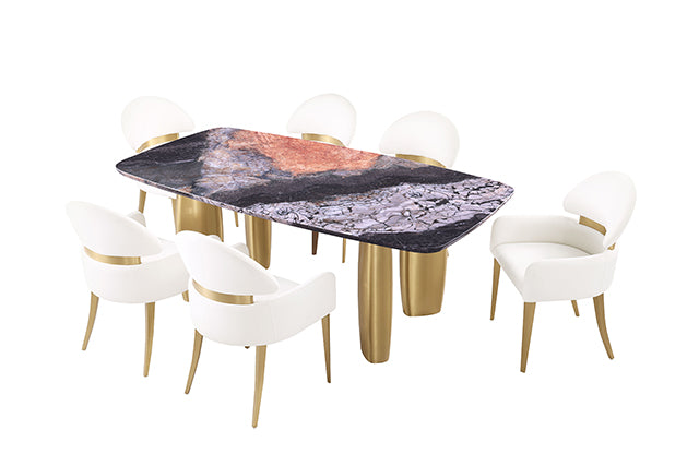 Northolt 7 Pc Dining Table Set - Casa Morelos / Coahuila Furniture (Oklahoma City, OK)