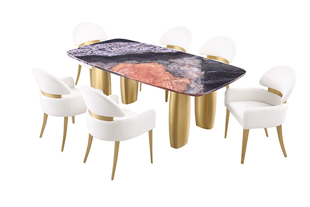 Northolt 7 Pc Dining Table Set - Casa Morelos / Coahuila Furniture (Oklahoma City, OK)