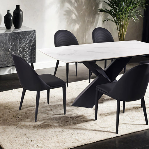 Lenvik 7 Pc Dining Table Set White - Casa Morelos / Coahuila Furniture (Oklahoma City, OK)