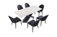 Lenvik 7 Pc Dining Table Set White - Casa Morelos / Coahuila Furniture (Oklahoma City, OK)