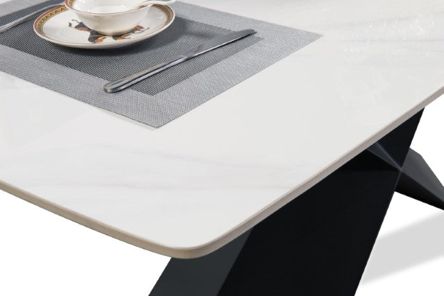 Lenvik 7 Pc Dining Table Set White - Casa Morelos / Coahuila Furniture (Oklahoma City, OK)