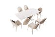 Lenvik 7 Pc Dining Table Set - Casa Morelos / Coahuila Furniture (Oklahoma City, OK)