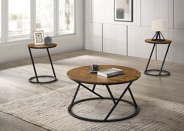 Ronde 3 Pc. Table Set Natural - Casa Morelos / Coahuila Furniture (Oklahoma City, OK)