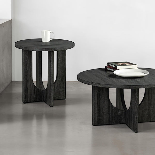 Holen 3 Pc. Table Set Gray - Casa Morelos / Coahuila Furniture (Oklahoma City, OK)
