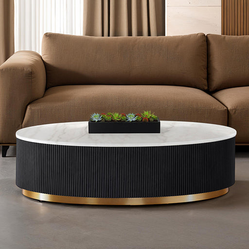 Virden Oval Cocktail Table - Casa Morelos / Coahuila Furniture (Oklahoma City, OK)