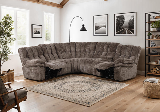 Hieronymus Power Sectional Brown - Casa Morelos / Coahuila Furniture (Oklahoma City, OK)