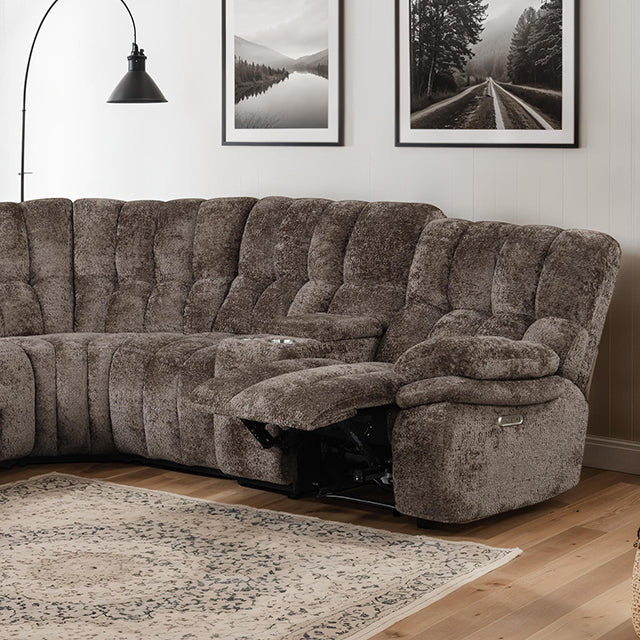 Hieronymus Power Sectional Brown - Casa Morelos / Coahuila Furniture (Oklahoma City, OK)