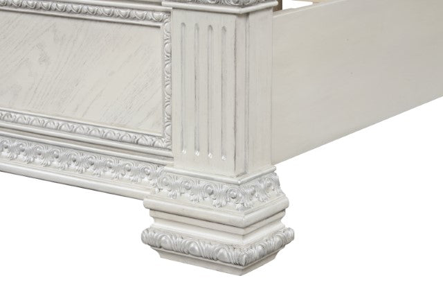 Promenade E.King & Queen Bed Brown & White - Casa Morelos / Coahuila Furniture (Oklahoma City, OK)