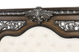 Promenade E.King & Queen Bed Brown & White - Casa Morelos / Coahuila Furniture (Oklahoma City, OK)