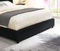 Laverni Bed Black, Grey & White - Casa Morelos / Coahuila Furniture (Oklahoma City, OK)