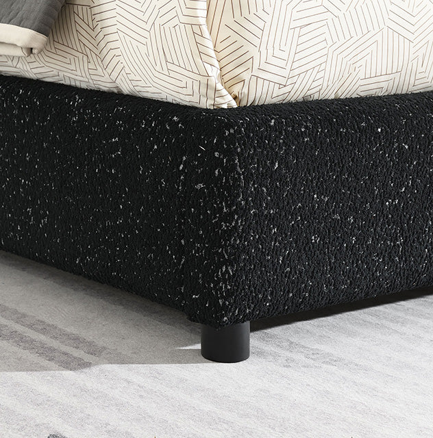 Laverni Bed Black, Grey & White - Casa Morelos / Coahuila Furniture (Oklahoma City, OK)