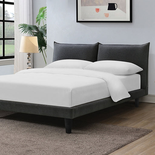 Verwood Bed Gray & Light Gray - Casa Morelos / Coahuila Furniture (Oklahoma City, OK)