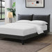 Verwood Bed Gray & Light Gray - Casa Morelos / Coahuila Furniture (Oklahoma City, OK)