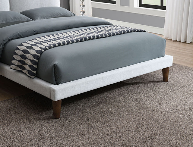Verwood Bed Gray & Light Gray - Casa Morelos / Coahuila Furniture (Oklahoma City, OK)