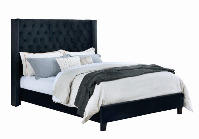 Ryleigh Bed Black, Grey, & Navy - Casa Morelos / Coahuila Furniture (Oklahoma City, OK)