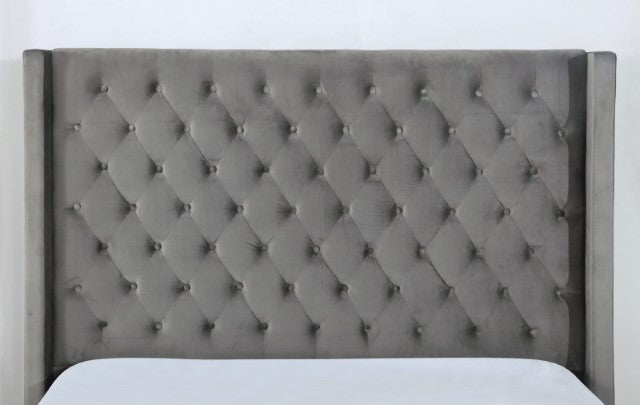 Ryleigh Bed Black, Grey, & Navy - Casa Morelos / Coahuila Furniture (Oklahoma City, OK)