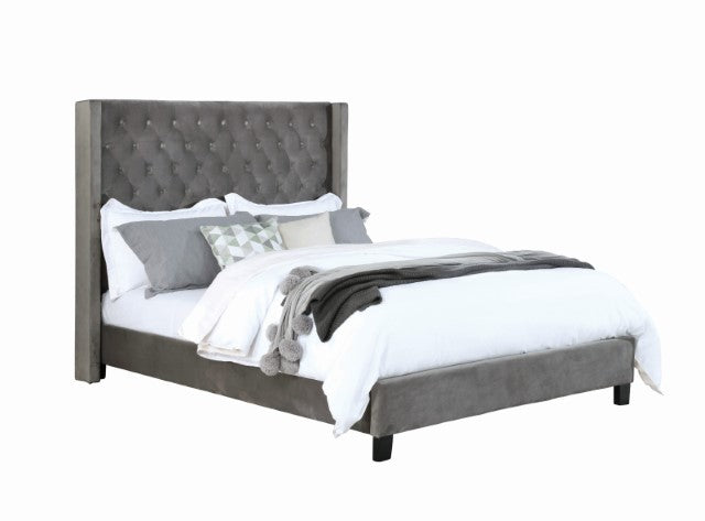 Ryleigh Bed Black, Grey, & Navy - Casa Morelos / Coahuila Furniture (Oklahoma City, OK)