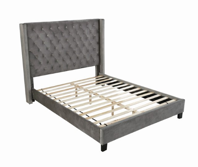 Ryleigh Bed Black, Grey, & Navy - Casa Morelos / Coahuila Furniture (Oklahoma City, OK)