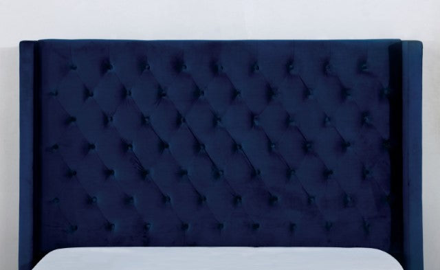 Ryleigh Bed Black, Grey, & Navy - Casa Morelos / Coahuila Furniture (Oklahoma City, OK)