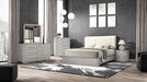 Osterley Queen & E.King Bed Grey & Black - Casa Morelos / Coahuila Furniture (Oklahoma City, OK)