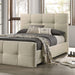 Merced Bed Gray & Ivory - Casa Morelos / Coahuila Furniture (Oklahoma City, OK)