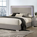 Sinistra Bed Beige, Black, White - Casa Morelos / Coahuila Furniture (Oklahoma City, OK)