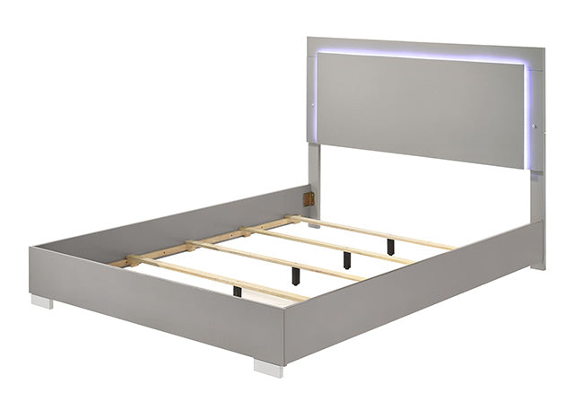 Sinistra Bed Beige, Black, White - Casa Morelos / Coahuila Furniture (Oklahoma City, OK)