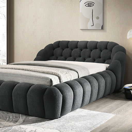 Newquay Bed Black, White, & Gray - Casa Morelos / Coahuila Furniture (Oklahoma City, OK)