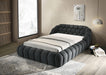 Newquay Bed Black, White, & Gray - Casa Morelos / Coahuila Furniture (Oklahoma City, OK)