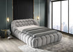 Newquay Bed Black, White, & Gray - Casa Morelos / Coahuila Furniture (Oklahoma City, OK)