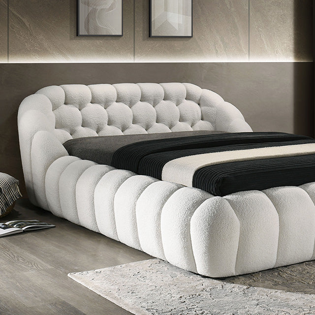 Newquay Bed Black, White, & Gray - Casa Morelos / Coahuila Furniture (Oklahoma City, OK)