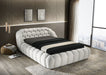 Newquay Bed Black, White, & Gray - Casa Morelos / Coahuila Furniture (Oklahoma City, OK)