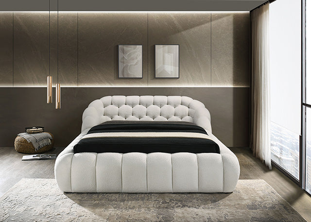 Newquay Bed Black, White, & Gray - Casa Morelos / Coahuila Furniture (Oklahoma City, OK)
