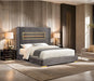 Danvers Bed Beige, Black, & Grey - Casa Morelos / Coahuila Furniture (Oklahoma City, OK)