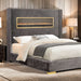 Danvers Bed Beige, Black, & Grey - Casa Morelos / Coahuila Furniture (Oklahoma City, OK)