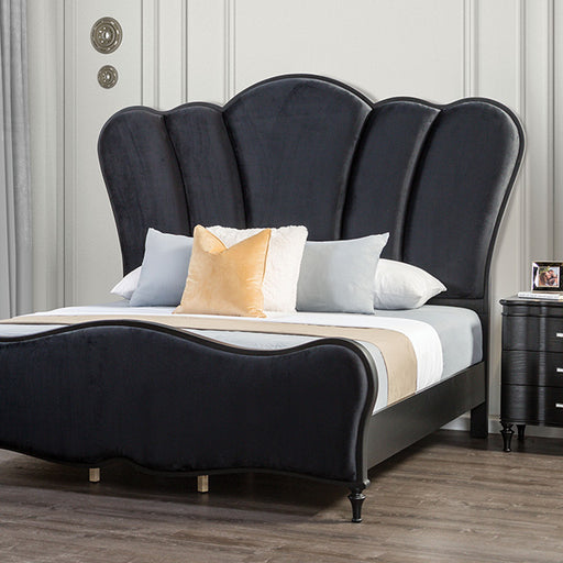 Melodi Parc Bed Black & Silver - Casa Morelos / Coahuila Furniture (Oklahoma City, OK)